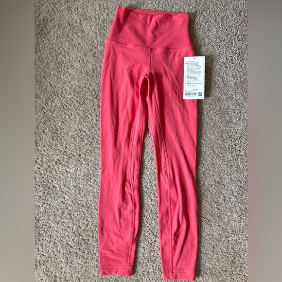 lululemon athletica Other - LULULEMON‎ Women’s Align HR Pant  25"  - Size 2 Pale Raspberry LW5CTCS PLBR